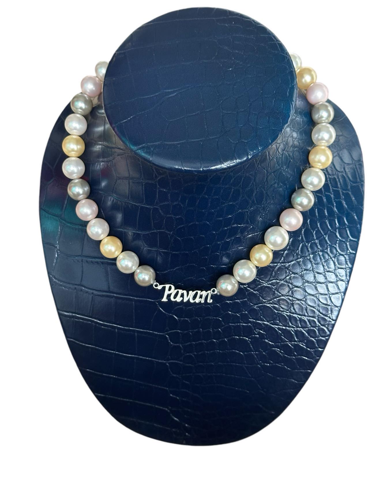 Identity: Signature pearl necklace: Custom center piece just for you