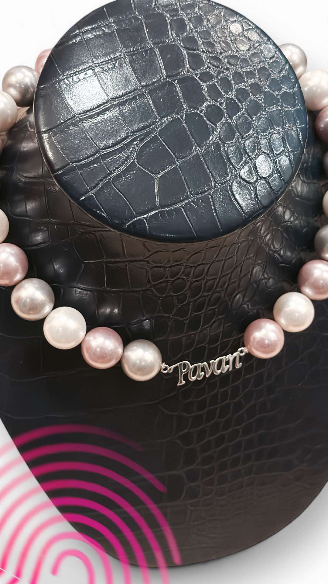 Identity: Signature pearl necklace: Custom center piece just for you